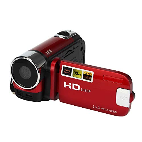 Fine Video Camera Camcorder,HD 1080P 16M 16X Digital Video Camera HD Touch Screen