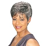 Foxy Silver Synthetic Wig - Edna-3T44