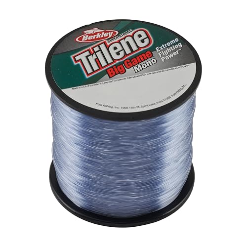 Berkley Trilene® Big Game™, Steel Blue, 30lb | 13.6kg, 440yd | 402m Monofilament Fishing Line, Suitable for Saltwater and Freshwater Environments