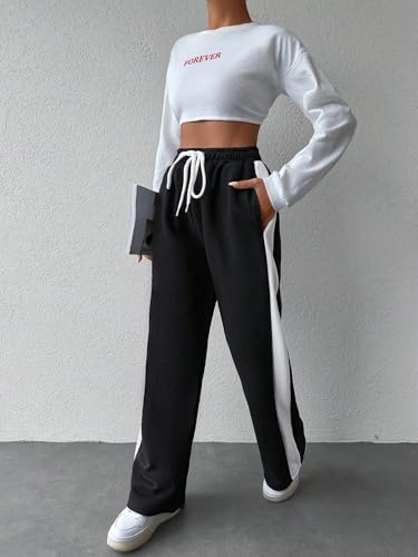 Image of dockstreet Women's /Unisex ONESOPEN Bottom Drawstring Pure Cotton Stretchable Baggy Jogger Pants
