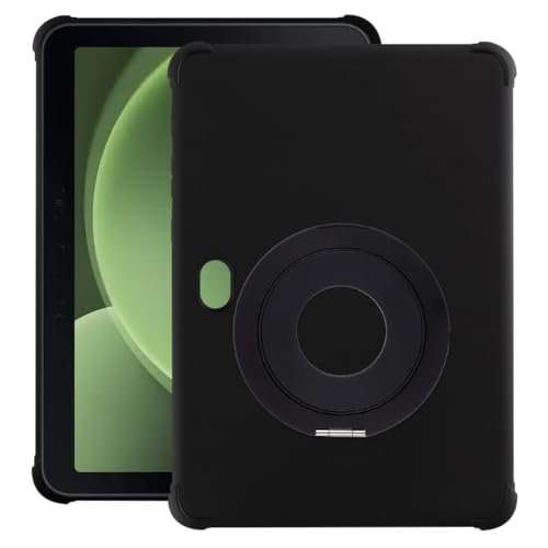 Samsung Tab Active 4 Pro coque antichoc noire avec support rigide et poignée de maintien