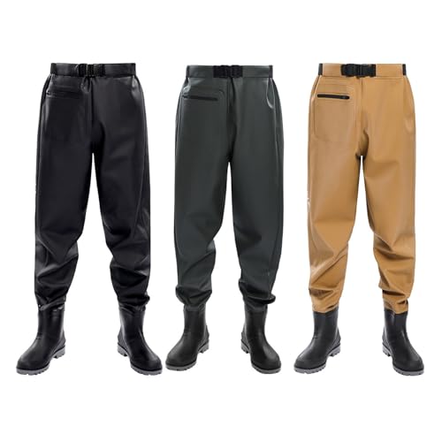 Atmungsaktive Wathose für Herren, Hüftwathose für Herren, Taillenlang, Regenhose, wasserdicht, ultraleicht, verschleißfest, für Felder, Teich, Stiefel, für Herren, UK, gelb, 45 Atmungsaktive Wathose für Herren, Hüftwathose für Herren, Taillenlang, Regenhose, wasserdicht, ultraleicht, verschleißfest, für Felder, Teich, Stiefel, für Herren, UK, gelb, 45