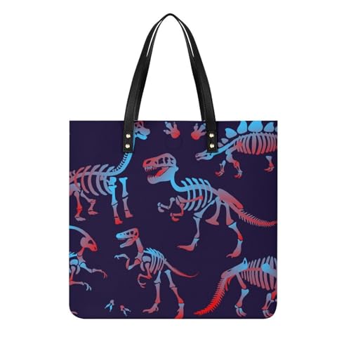 Sac à bandoulière os de dinosaure fourre-tout léger pour transporter toutes vos affaires
