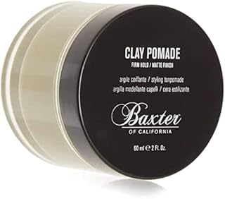 Baxter of California Clay Pomade Firm Hold / Matte Finish Hair Pomade for Men and Women, Perfect for Texturizing Straight or Wavy Hair - 2 Ounces