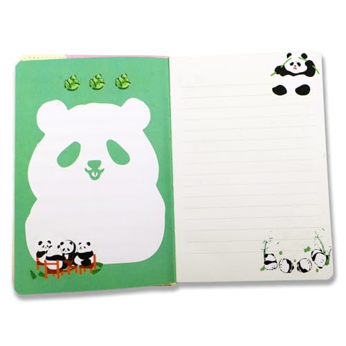 Image of COI Good Panda Cute Diary - 192 Pages Hardcover Journal Notebook for Kids, Girls & Panda Lovers