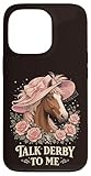 En route vers l'hippodrome ou une réunion à thème, ce design est un succès pour les amateurs de derby et les fans de mode. Avec une élégance florale et un jeu de mots ludique, ce design Talk Derby To Me est idéal pour les femmes qui aiment les chevaux, les chapeaux et un peu de sass du Sud.