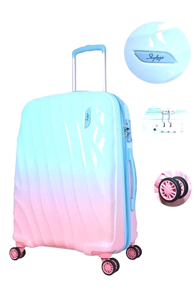SKYBAGS Medium Check-in Suitcase (67 cm) – OPENSKIES Medium 67 cm Pink Suitcase – Pink