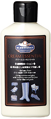 9% off - [エム・モゥブレィ] スムースレザー用汚れ落とし・保革栄養・ツヤ出し クリーム ローションタイプ クリームエッセンシャル レザーケア シューケア ガラスレザー ブライドルレザー 2121 ニュートラル 125ml