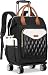 Ytonet Rucksack mit Rollen Damen, Business Trolley mit Abnehmbarem