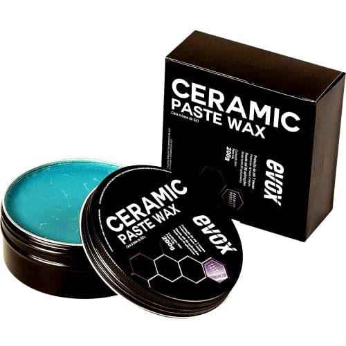 Cera Cristalizadora Vitrificadora Automotiva para Carros Caminhões Moto Ceramic Paste Wax Evox