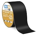 Butyl Sealant Waterproof Tape, RV Roof Tape Black, 4 Inch X 50 Feet RV Repair Sealant, Stop Camper Roof Leaks, UV-Resistant, Weatherproof and Reliable (4In-50FT Black)