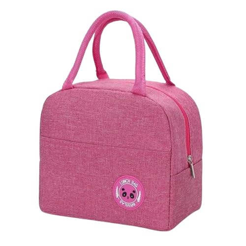 Bolsa Térmica Anti Vazamento Unissex - Ideal para Lancheira, Marmita, Academia, Trilhas, Piqueniques, Acampamentos, Caminhadas e Praia. (ROSA CHICLETE)