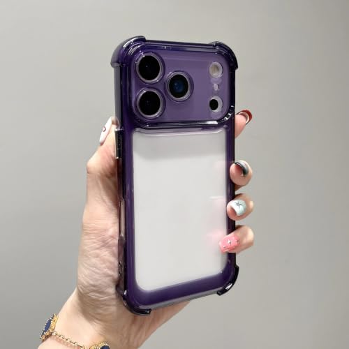 HJZSZX For iPhone 14 Plus�p �����ϏՌ������X�}�z�P�[�X �N���A�\�t�g�o���p�[�P�[�X�J�o�[�iFor iPhone 14 Plus�p/�p�[�v���j