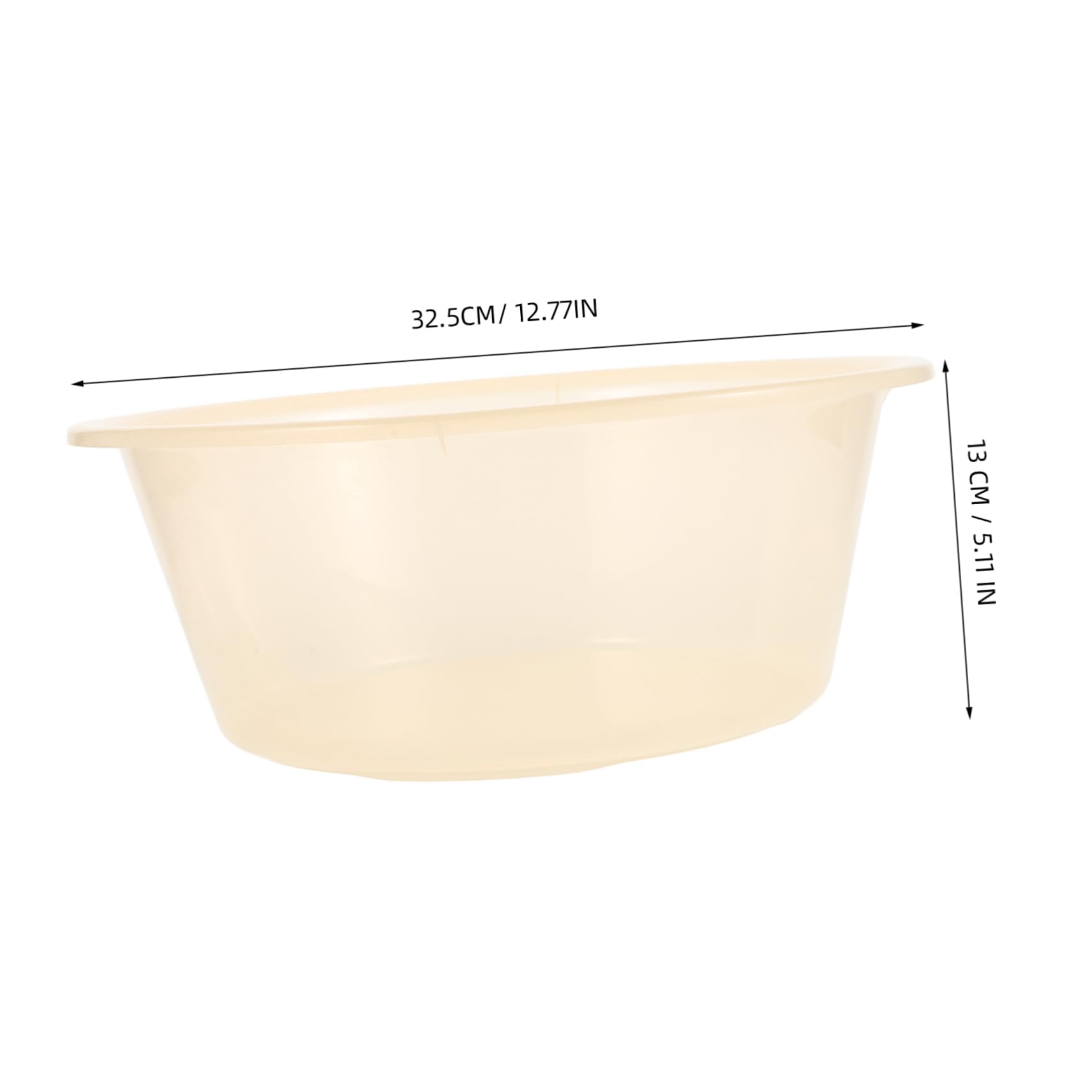 FOMIYES Foot Soaking Tub Portable Plastic Foot Bath Pedicure Bucket Thick Material