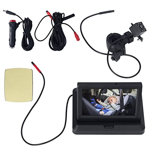 Caméra de surveillance bébé pour trajets en voiture sereins avec vision nocturne claire