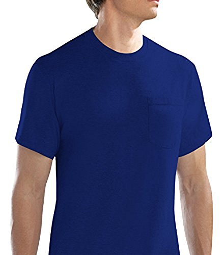 Fruit of the Loom Men's Crew Neck Pocket T-Shirt 4-Pack