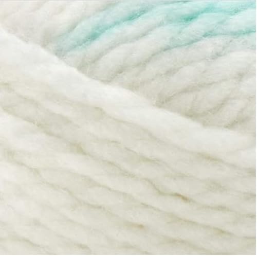 Miniatura 4 de Premier Yarns Bloom Chunky - 3.5 oz - Peso voluminoso #5 - Paquete de 3 paquetes con marcadores de puntada Bella's Crafts (Sea Holly)