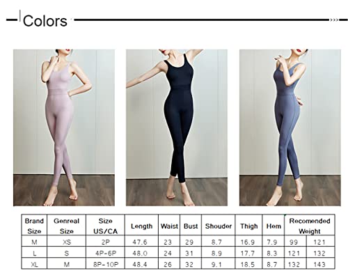 Collant feminino Yoya sem mangas, macacão de uma peça, macacão para ginástica, dança, rosa, 8P-10P