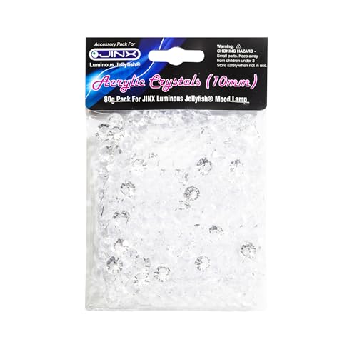 Gemmes acryliques 10mm transparentes pour lampe méduse JINX pack de 2