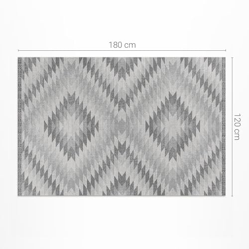 Tapis d'extérieur 120x180 cm en PVC imperméable rectangle
