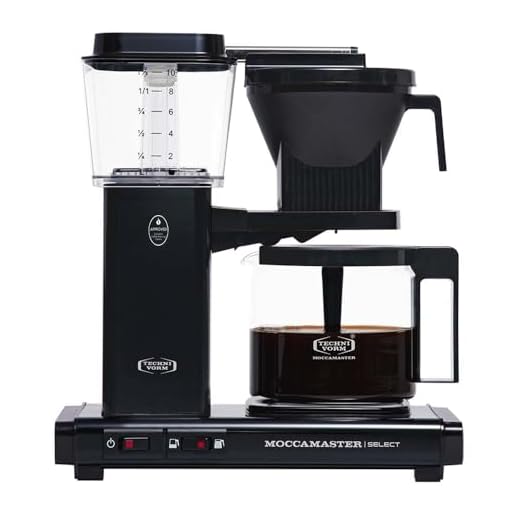 Moccamaster CD - KBG 741 Select - Black Kaffemaskin, 1.25L, Svart