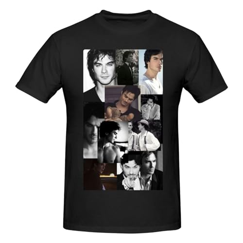 Bild: Ian-Somerhalder Herren T-Shirt Tops Sommer Kurzarm T-Shirt Baumwolle Workout T-Shirts Fitness Sportliche Unterhemden f�r 16,99 EUR  bei Amazon