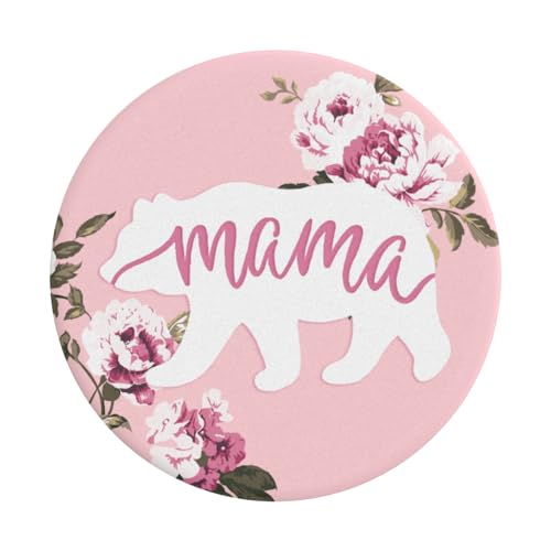 Image of PopSockets Adhesive Phone Grip, Holder, Phone Stand, Nature - Mama Bear