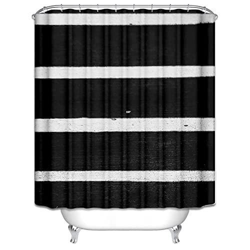 Rideau de douche de qualité supérieure KnSam en polyester rayé