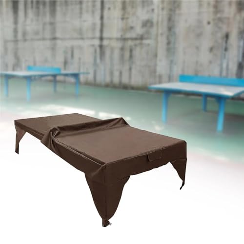 Mantel para mesa de tenis de mesa exterior con protector contra el polvo 4