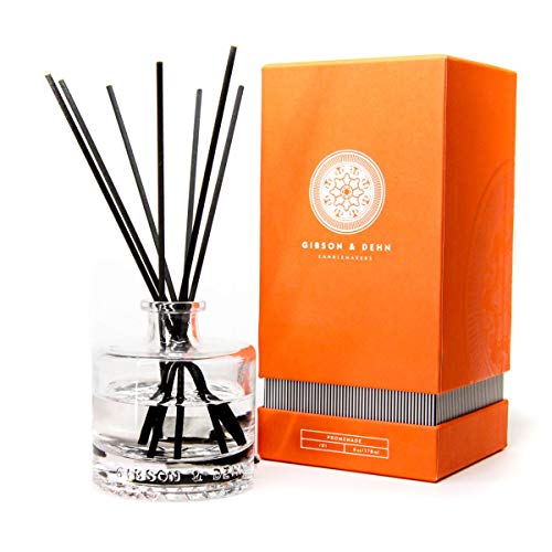 Gibson & Dehn Rhubarb And Quince Diffuser, 6 Oz. (178 Ml) - Long-Lasting Reed Diffuser Blended With Sweet Apple, Green Accords And Hint Of Vanilla, Reeds In Classic Vessel, Made In The United States #TOP1