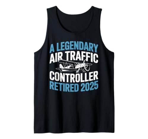 El legendario controlador de tráfico aéreo se retiró de la aviación ATC 20 Camiseta sin Mangas