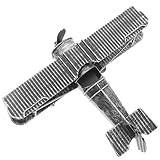 Charme rétro : cette maquette d'avion vintage présente une finition vieillie et un design rétro, ce qui en fait un objet de décoration aussi bien classique que contemporain