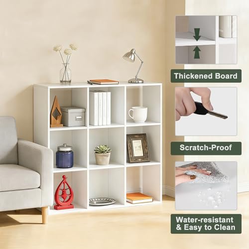 9-Cube-Storage-Organizer-Reversible-Bookcase-Shelf-Open-Cube-Bookshelf-Large-Modern-Storage-for-Living-Room-Bedroom-Office-White