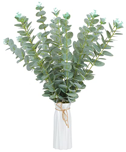 Uhky 6 Pcs Artificial Baby Breath Gypsophila Flowers Bouquets Real Touch Flowers for Wedding Party DIY Wreath Floral Arrangement Home Decoration (6Pcs)