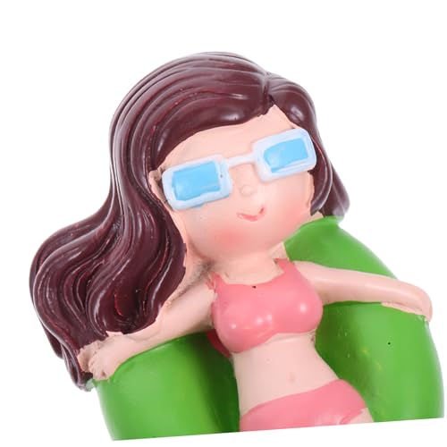 Decoración para tartas de playa y océano Alipis con figuras impermeables reutilizables 4