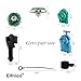 Elfnico Battling Tops Metal Fusion Starter Set with 4D Launcher Grip Burst Battle Set Packed in Storage Case