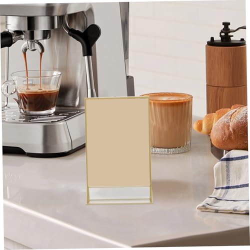 Présentoirs à menus acrylique transparent support de table double face - 5