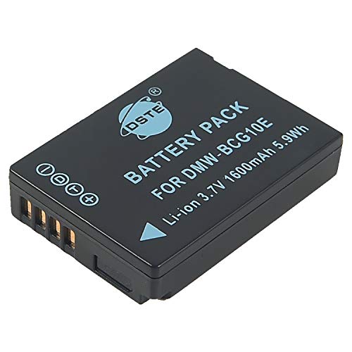 Dste® Dmw-Bcg10E Battery + Dc57 Travel And Car Charger Adapter Compatible Panasonic Lumix Dmc-Zs10 Zs15 Zs19 Zs20 Zs25 Zx3 Tz8 Tz10 Tz18 Tz19 Tz20 Tz25 Zr1 Zr3 Camera #TOP1