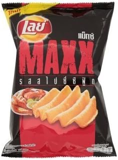 Max Lay's Potato Chips Wavy depth Spicy seafood