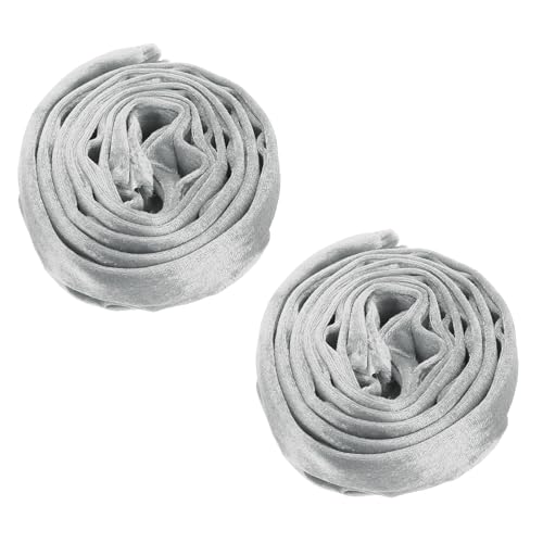 Housse de chaîne de lustre en velours gris cache-fil suspension
