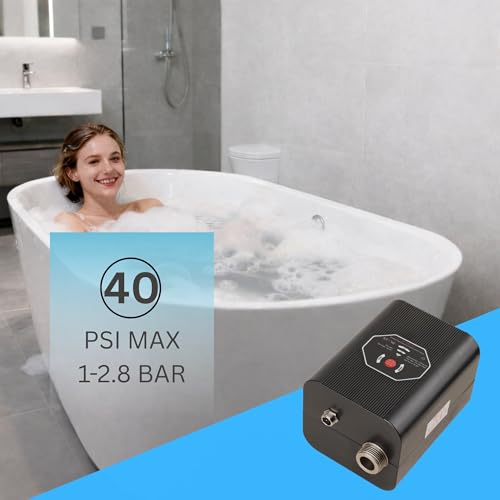 Image of STARQ STPM-375 Inline Automatic Water Pressure Booster & Circulation Pump with PMDC Motor 375W Max Flow 75 LPM Max Head 30m for Hot Water Circulation RO Shower,Geyser,Washing Machine,Dishwasher