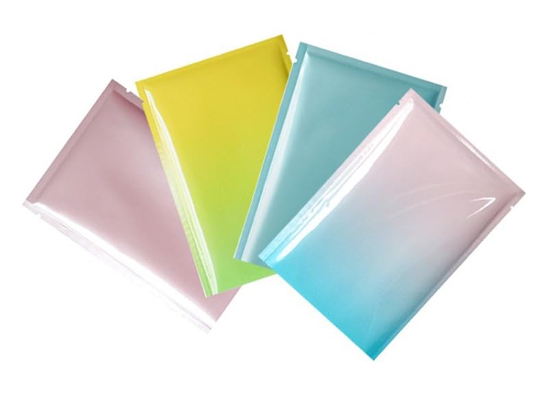 100 Aluminum Foil Pouches - 3.1x4.7 Inch Heat Seal Bags With Tear Notch