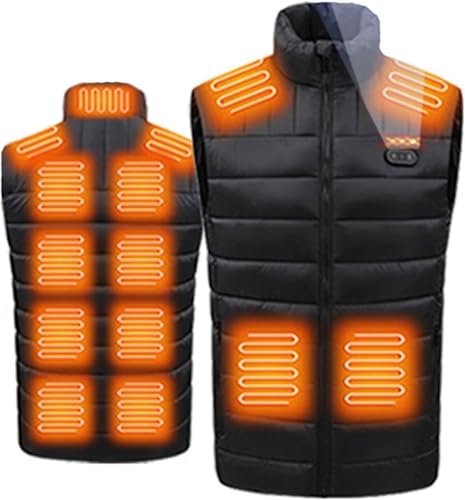 Chaleco calefactable con 3 niveles de calor ajustable talla M ligero para invierno 2