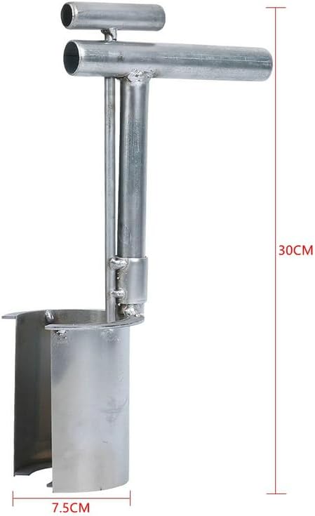 Miniatura 5 de Herramienta de trasplantador de jardín versátil para plantador de bulbos de plántulas, muestra de suelo de mano, siembra eficiente, ideal para el