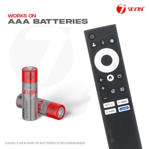 Image of 7SEVEN Compatible with Sansui Google TV Remote Control Suitable for JSWY32GSHD JSW43GSFHD JSW55GSQLED JSW70GSUHDFF Model Smart 4K LED FHD UHD QLED HD Ready Television Without Voice Command