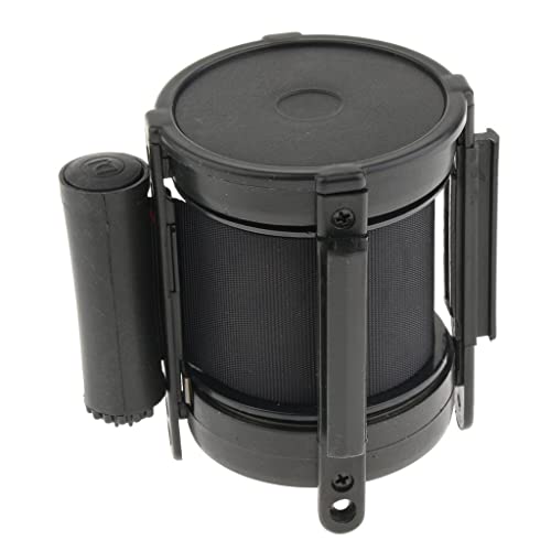 Barrière de file d'attente à ceinture rétractable noire ruban mural nylon