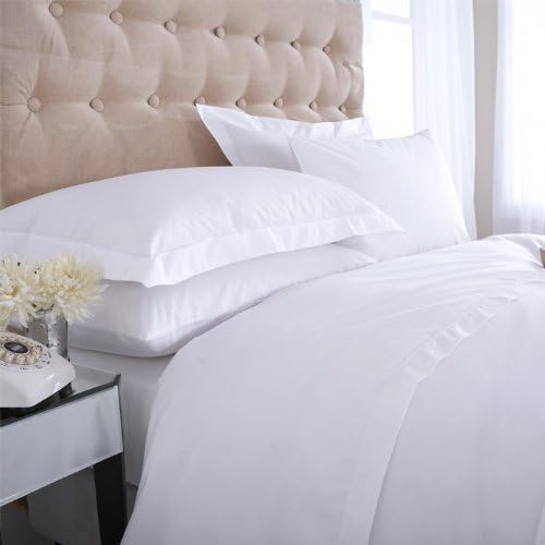 Egyptian 400 Thread Boutique Quality Cotton Percale Bed Linen Duvet Cover (King 230x220cm)