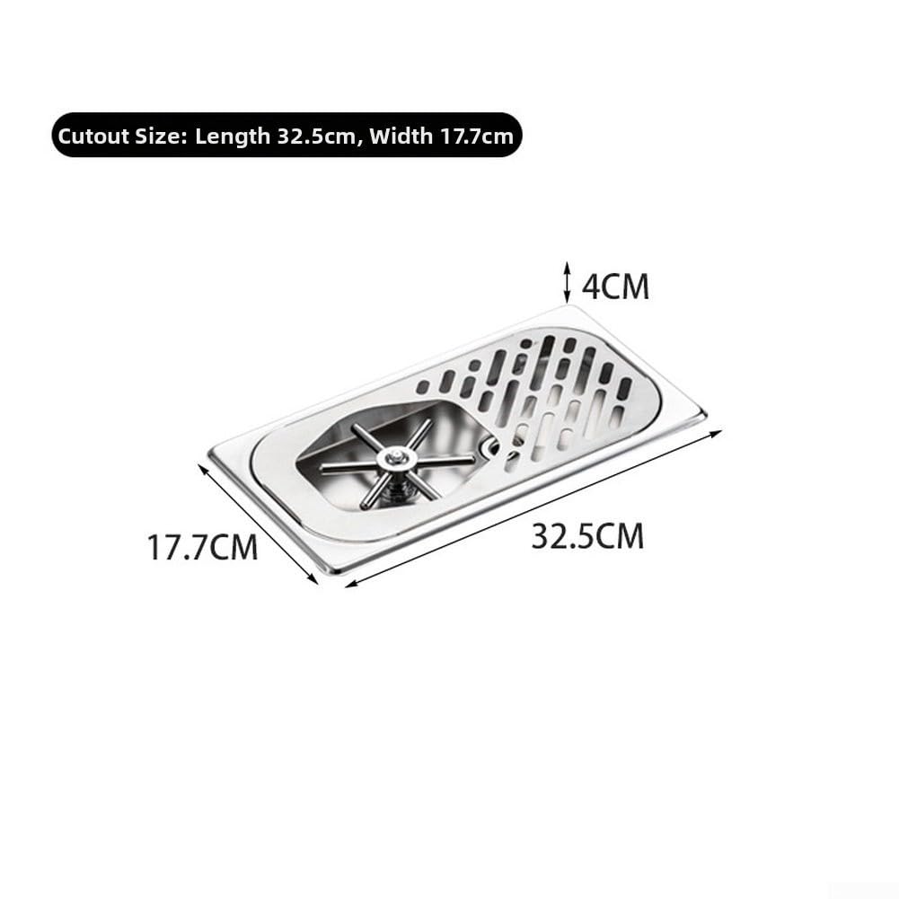 Arandela de acero inoxidable con capacidad de limpieza de alta presión y bandeja de drenaje para mantener espacios de trabajo limpios y organizados (pequeño)