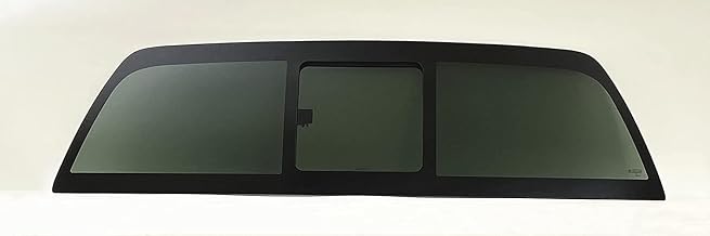 Manual Slider Back Sliding Window Glass Flush Fit Replacement For Dodge Ram 2002-2008 1500 / 2003-2009 2500 3500 / 2006-2009 4500 5500 / 2010 3500Cab/Chs 4500 Cab/Chs 5500Cab/Chs