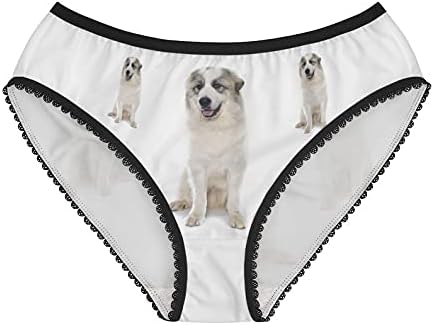 DogsMakeMeHappy Pyrenean Mountain Dog Panties, Pyrenean Mountain Dog Underwear, Briefs, Cotton Briefs